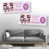 Beautiful Eye Makeup Personalised Photo Birthday Banners