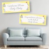 Baby Personalised Banners - Yellow