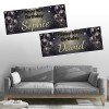 Black & Gold Balloon Personalised  Birthday Banners