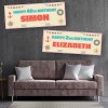 Nautical Personalised Birthday Banners