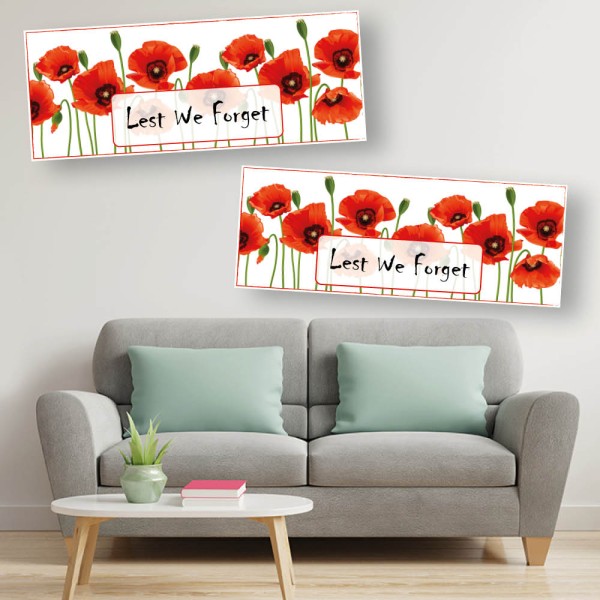 Remembrance Day Lest We Forget Banners