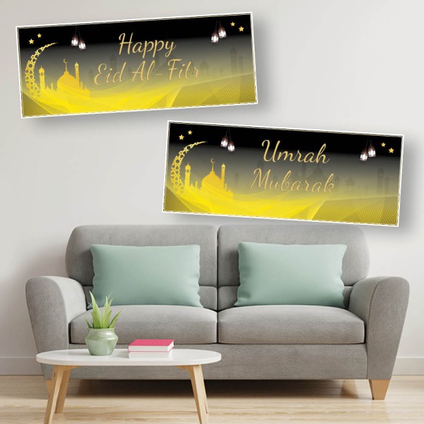 Umrah Mubarak Personalised Celebration Banners