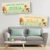 Woodland Animals Autumnal Personalised Birthday Banners